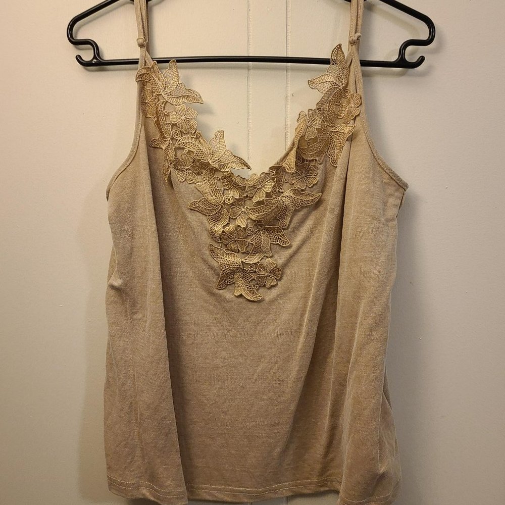 Listicle Tan Tank top